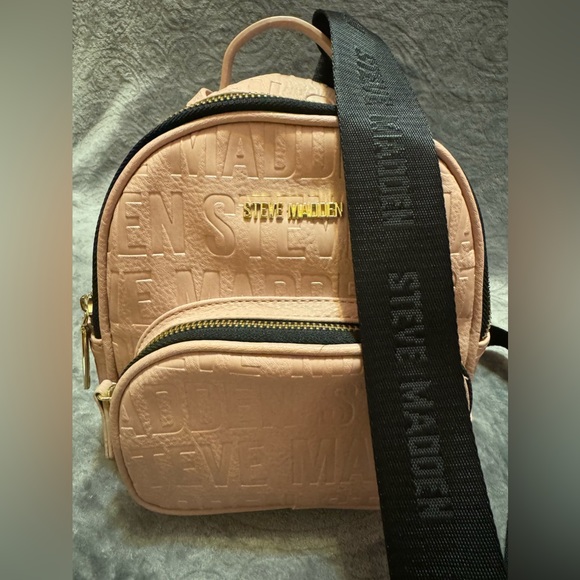 Steve Madden Handbags - Steve Madden Pink Mini Backpack